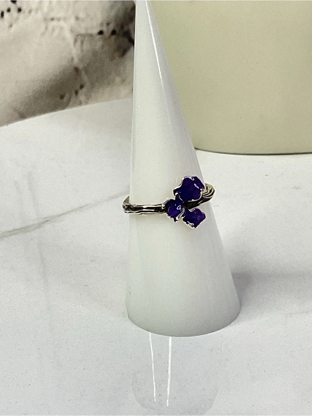 🌟🌟 S925 Sterling Silver Flower Ring